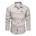Camisa Masculina Manga Longa Militar