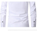 Camisa Social Masculina Elástica Slim Fit